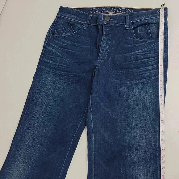 Goldsign High Rise Flare Leg Jeans - Picture 3 of 13